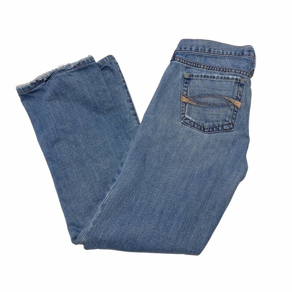 ABERCROMBIE & Fitch Boot Cut Blue Denim Jeans - Picture 1 of 12